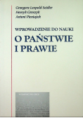 Wprowadzenie do nauki o państwie i prawie