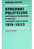 Stosunki polityczne