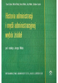 Historia administracji i myśli administracyjnej