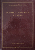 Podmiot poznania a nauka