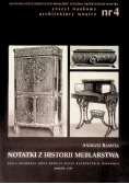 Notatki z historii meblarstwa