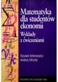 Matematyka dla studentów ekonomii