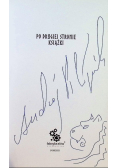 Po drugiej stronie książki z autografem
