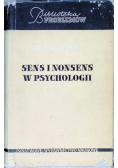 Sens i nonsens w psychologii