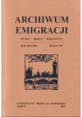 Archiwum Emigracji zeszyt 5 / 6 2003