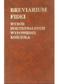 Breviarium fidei Wybór doktrynalnych wypowiedzi Kościoła