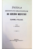 Źródła biograficzno bibliograficzne do dziejów medycyny