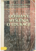 Odmiany myślenia o edukacji
