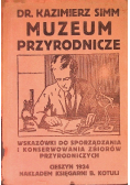 Muzeum przyrodnicze 1923 r.