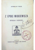 Z epoki Mickiewicza 1922 r