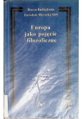 Europa jako pojęcie filozoficzne