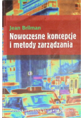 Nowoczesne koncepcje i metody zarządzania