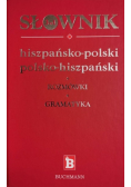 Słownik 3 w 1 hiszpańsko - polski polsko - hiszpański + Rozmówki + Gramatyka