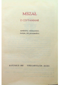Mszał z czytaniami