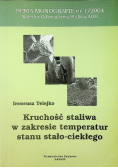 Kruchość staliwa w zakresie temperatur stanu stało ciekłego