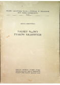 Polskie nazwy ptaków krajowych