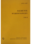 Rachunek wyrównawczy Tom II