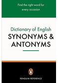 Dictionary of english synonyms and antonyms