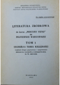 Literatura źródłowa do kursu Podstawy Fizyki na Politechnice Warszawskiej Tom I Szczególna Teoria Względności