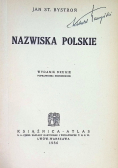 Nazwiska polskie 1936 r.
