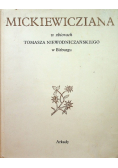 Mickiewicziana w zbiorach Tomasza Niewodniczańskiego