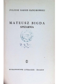 Mateusz Bigda Spiżarnia Tom 3