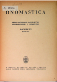 Onomastica Rocznik XVI Zeszyt 1 i 2