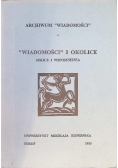 Wiadomości i okolice. Szkice i wspomnienia