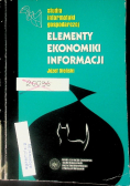 Elementy ekonomiki informacji