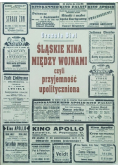 Śląskie kina między wojnami czyli przyjemność