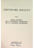 Lekcjonarz mszalny Tom V
