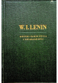 Lenin krótki zarys życia i działalności 1949 r.