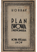 Plan Lwowa z przewodnikiem 1935 r.