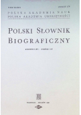 Polski Słownik Biograficzny Zeszyt 179