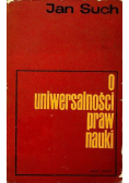O uniwersalności praw nauki