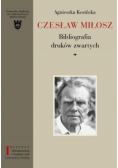 Czesław Miłosz Bibliografia druków zwartych
