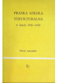 Praska szkoła strukturalna w latach 1926-1948