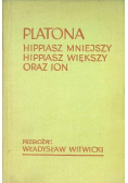 Hippiasz Mniejszy Hippiasz Większy oraz Ion
