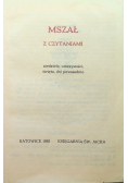 Mszał z czytaniami
