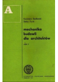 Mechanika budowli dla architektów część II