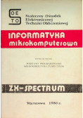 Informatyka mikrokomputerowa ZX Spectrum