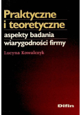 Praktyczne i teoretyczne aspekty badania wiarygodności firmy