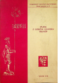 Studia z dziejów Gdańska 1918-1939