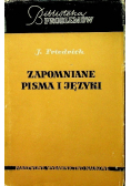 Zapomniane pisma i języki