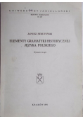 Elementy gramatyki historycznej języka polskiego