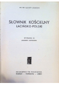 Słownik kościelny łacińsko polski