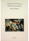 Poetyka kulturowa Pisma wybrane