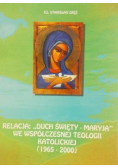 Relacja Duch Święty Maryja we współczesnej teologii katolickiej