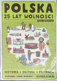 Polska 25 lat wolności mapa obrazkowa