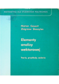Elementy analizy wektorowej: teoria, przykłady, zadania